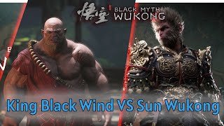 Defeat The King Black Wind Chapter 1 Boss Black Myth Wukong Sun Wukong VS King Black Wind [upl. by Esirrehc]