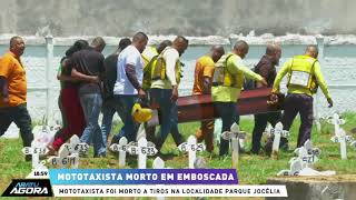 Mototaxista morto em emboscada mototaxista foi morto a tiros na localidade Parque JocÃ©lia [upl. by Nonnairb]