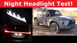 2024 Lexus GX550 Headlight Test and Night Drive [upl. by Norita176]