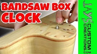 Make A Bandsaw Box Clock With Hidden Storage  116 [upl. by Oira]