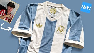 YA ESTÁ AQUÍ la NUEVA CAMISETA de ARGENTINA con MOTIVO de los 50 AÑOS de la LLEGADA de ADIDAS [upl. by Mccarthy]