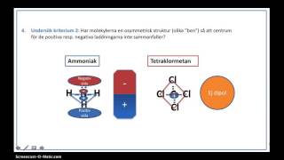 Dipoler och dipoldipolbindningar  del 2 [upl. by Philipson]