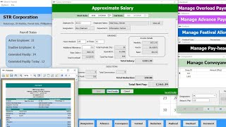 Payroll Management System for Small Business Free Software Payslip Generator [upl. by Attem]