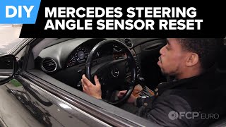 How to Reset the Steering Angle Sensor on ANY Mercedes  No Tools [upl. by Orford]