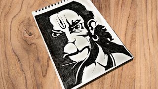 how to draw bajrangbali ll bajrangbali drawing ll easy drawing ll step by step ll [upl. by Jacobine]