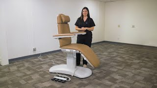 Spa Luxe 2270FB Treatment Chair  Massage Tools Demo [upl. by Eilagam]