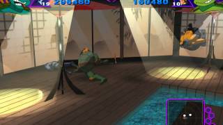 TMNT 2003 Walkthrough Stage 6 Justice Area 6 Trap Corridor [upl. by Mendive]