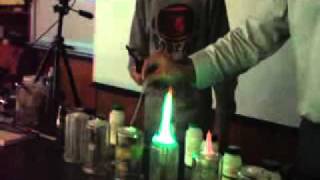 flame test of metal salts [upl. by Adnilram]