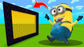 How To Make A Portal To The MINION Dimension In Minecraft [upl. by Carolle14]