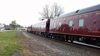 Norfolk Southern Passenger Train going through North Manchester Indiana 42512 [upl. by Oirottiv]