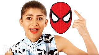 Zendaya Dramatically Reads the SpiderMan Theme Song  Vanity Fair [upl. by Bail908]