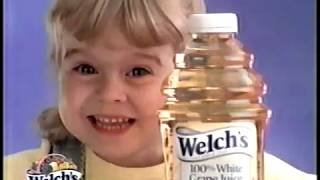 Welchs White Grape Juice Commercial 2000 [upl. by Citron]