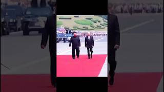 Big brothers Putin and Kim Jong Un 🤝 northkorea russia usa ukraine war travel explore viral [upl. by Alair]