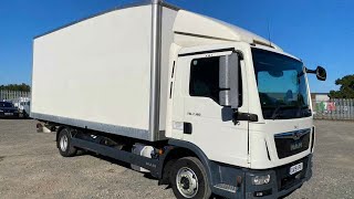 MAN TGL 7160 75TONNE GRP BOX VAN 2019  DA19 KFW [upl. by Lynda681]