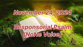 November 24 2024  Responsorial Psalm english response [upl. by Grayce]