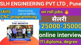 CNC machine programming job 💪  ITI diploma graduation  CNC machine operator vacancy  CNC job [upl. by Baram]