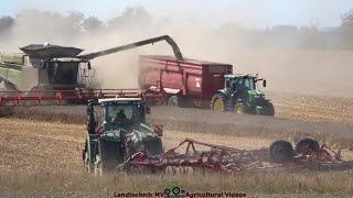 Claas  John Deere  Fendt  Getreideernte  Grain Harvest 2022 [upl. by Eillak]