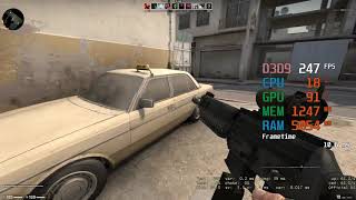 AMD Radeon RX 570  AMD Ryzen 5 2600  CSGO FPS Test Dust 2 MAX [upl. by Hakilam]