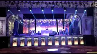 New Event Stage Decoration Video at Nikunj  Light amp Sound Setup Decoration Video  RP Enterprise [upl. by Nirehtak671]