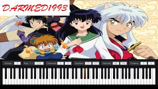 inuyasha piano  عزف بداية انمي اينيوشا بالبيانو [upl. by Akimot406]