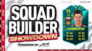 Fifa 22 Squad Builder Showdown BARCA LEWANDOWSKI [upl. by Robbert]