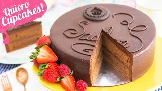 TARTA SACHER  LA RECETA PERFECTA  Quiero Cupcakes [upl. by Anawk420]