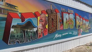 Arnolds Park unveils new mural ahead of opening day [upl. by Grube]