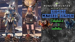 MHW New Layered Brigade Armor [upl. by Kristine701]