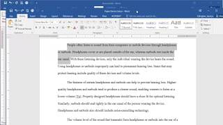 Microsoft Word 2016  First Line Indent [upl. by Victoir]