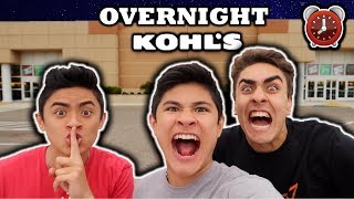 24 HOUR OVERNIGHT CHALLENGE IN KOHLS [upl. by Akiehsal]