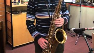 Body And Soul  Jazz Backing Track  played on a Selmer 1938 Balanced Action Tenor Saxophone [upl. by Maida]