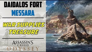 Daidalos Fort  Messara  War Supplies amp Treasure Location  AC ODYSSEY [upl. by Ever407]