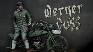 Is this my best model yet  135 Wanderer Motorbike amp Werner Voss Vignette  Copper State Models [upl. by Carole]