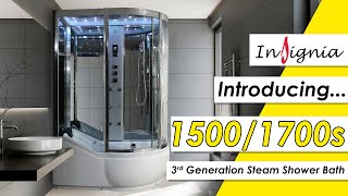 Insignia Introducing The 15001700S 3rd Generation Leak Free Steam Shower Bath [upl. by Sena]