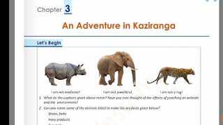 Class 6th ch 3 An Adventure in Kaziranga part 1 [upl. by Marchal]