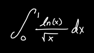 Integral of lnxsqrtx from 0 to 1 [upl. by Luo]