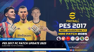 INSTALL PES 2017 PC UPDATE 2025 BISA BUAT PC SPEK KENTANG [upl. by Durer]