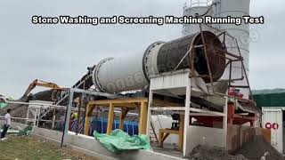 Stone washing and screening machine [upl. by Claman624]