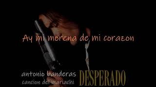 Cancion del mariachi KARAOKE by ANTONIO BANDERAS  lucien depuydt karaoke [upl. by Geilich]