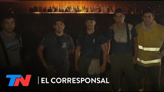 TN en Corrientes  El testimonio de los bomberos voluntarios que están trabajando en la zona [upl. by Eduj637]