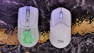 Hyperx Pulsefire haste 2 wireless vs Glorious Model O2 wireless [upl. by Gnoc49]