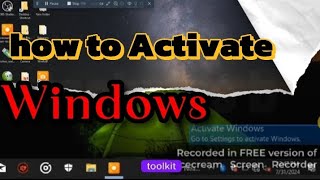 How to activate windows 7 8 10 11 Using Microsoft toolkit 100 effective windows [upl. by Vonni]