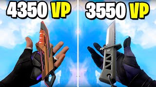 Xerofang Knife vs Xenohunter Knife  VALORANT Before You Buy [upl. by Zebadiah]