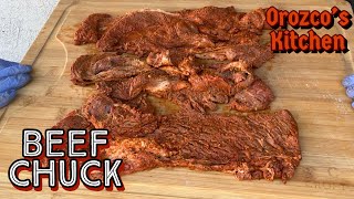 COSTCO BEEF CHUCK ASADA MARINATE AND COOK [upl. by Googins]