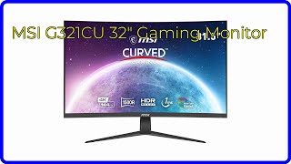 REVIEW 2024 MSI G321CU 32quot Gaming Monitor ESSENTIAL details [upl. by Kcirdorb599]