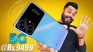 POCO M6 5G Unboxing and First Impressions ⚡ Dimensity 6100 90Hz 23Y Updates Rs9499 [upl. by Lupiv791]