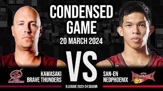 Kawasaki Brave Thunders vs SanEn Neophoenix  Condensed Game [upl. by Ahsienroc957]