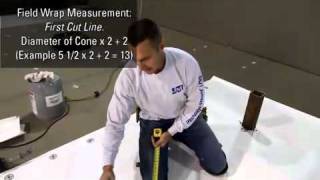 Thermoplastic Field Wrap Cone Penetration Installation Video [upl. by Negiam]