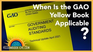 The Sample  When Is the GAO Yellow Book Applicable [upl. by Barnabas]