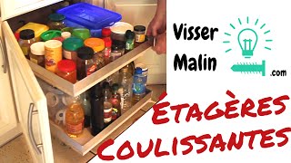 Comment faire des étagères coulissantes  EP25 [upl. by Nosraep]